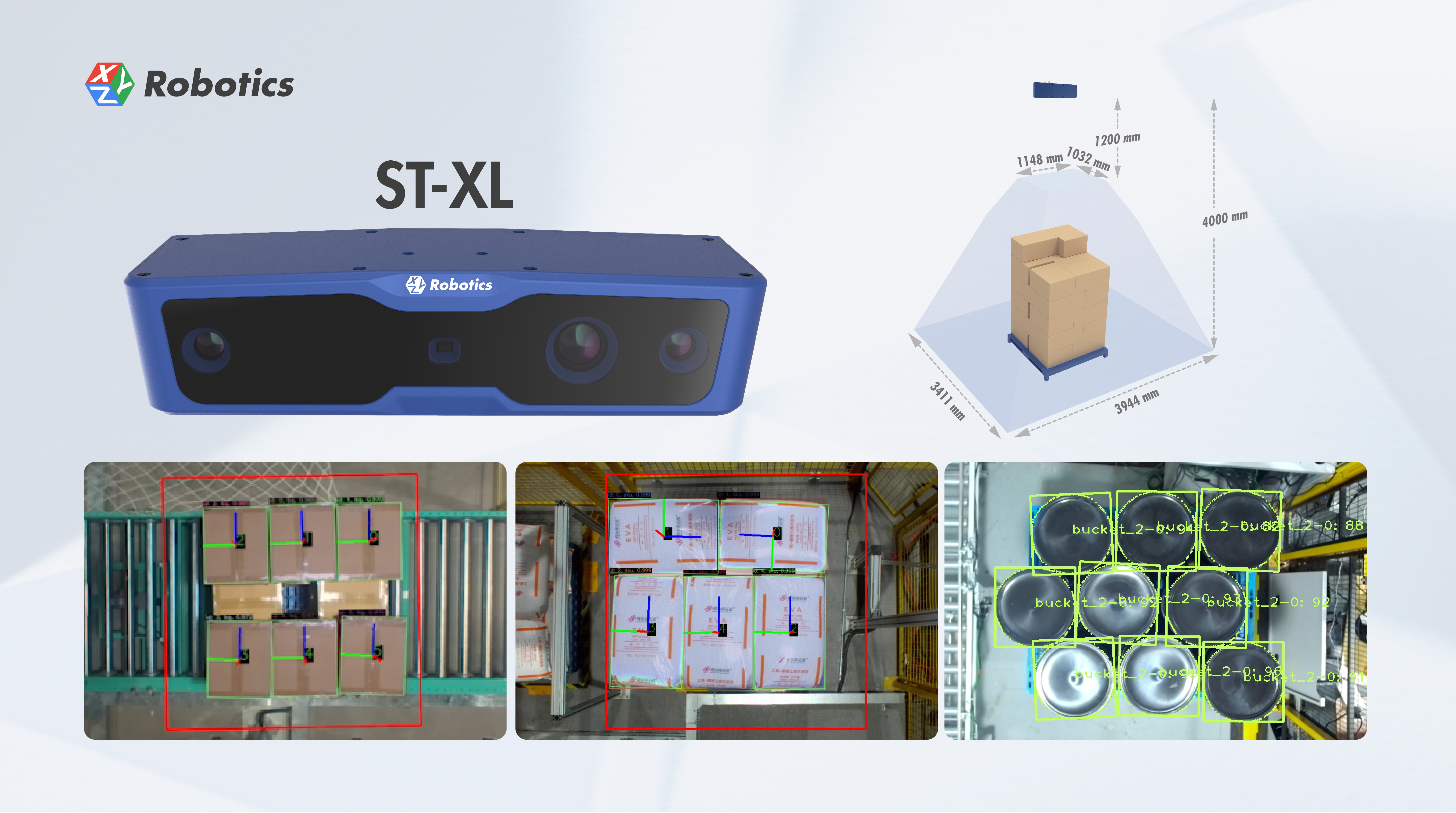 星猿哲科技ST-XL散斑双目3D相机提供抗干扰、免注册 3D 视觉识别